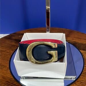 Gucci leather belt. Reversible
